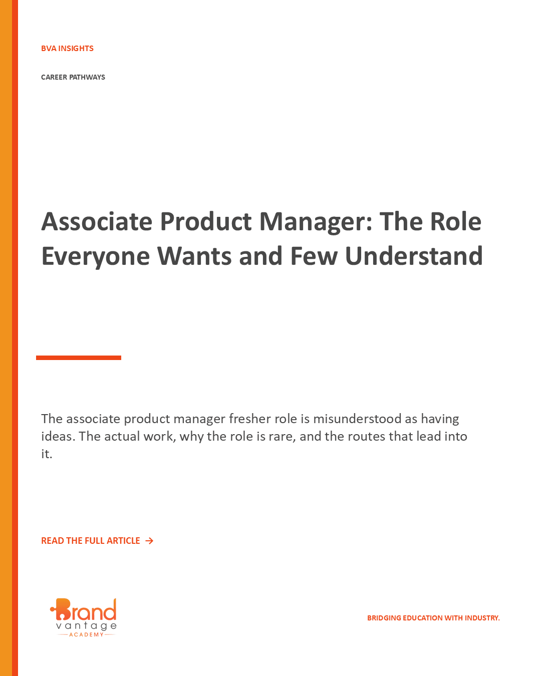 Associate Product Manager: The Role Everyone Wants and Few Understand