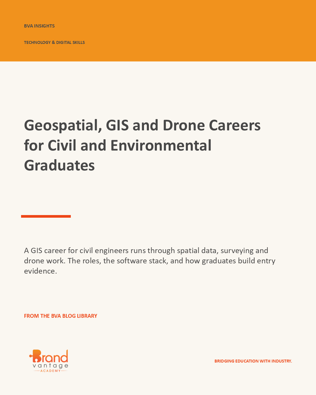 Geospatial, GIS and Drone Careers for Civil and Environmental Graduates