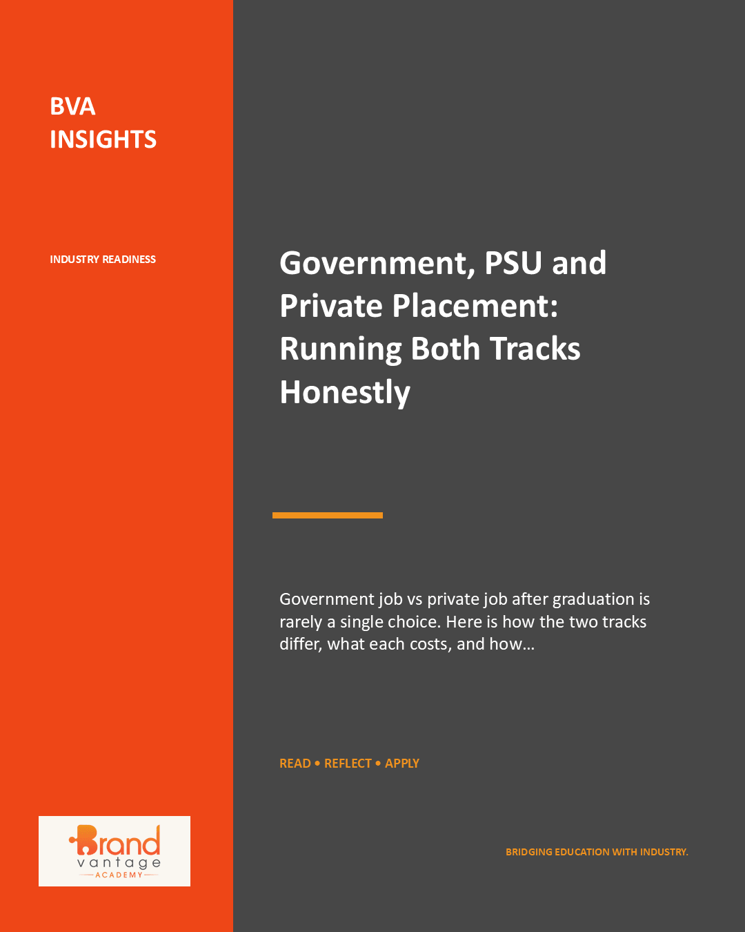 Government, PSU and Private Placement: Running Both Tracks Honestly