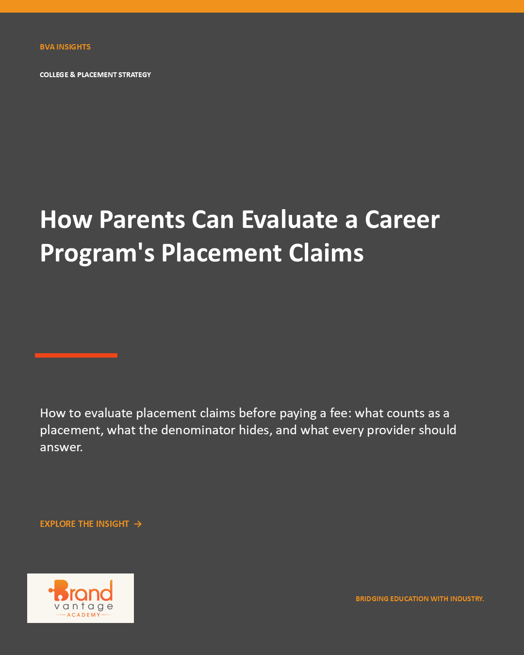 How Parents Can Evaluate a Career Program’s Placement Claims