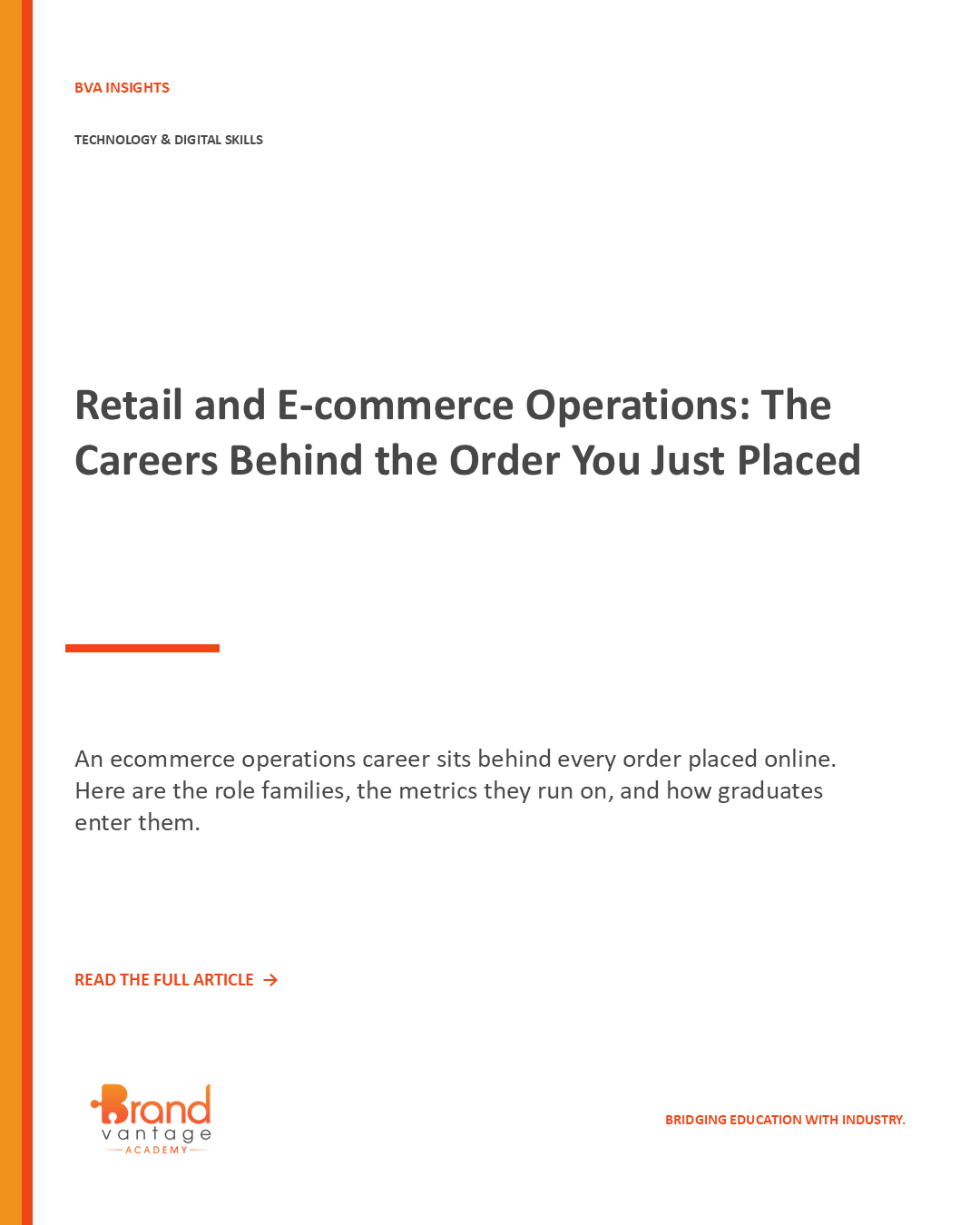Retail and E-commerce Operations: The Careers Behind the Order You Just Placed