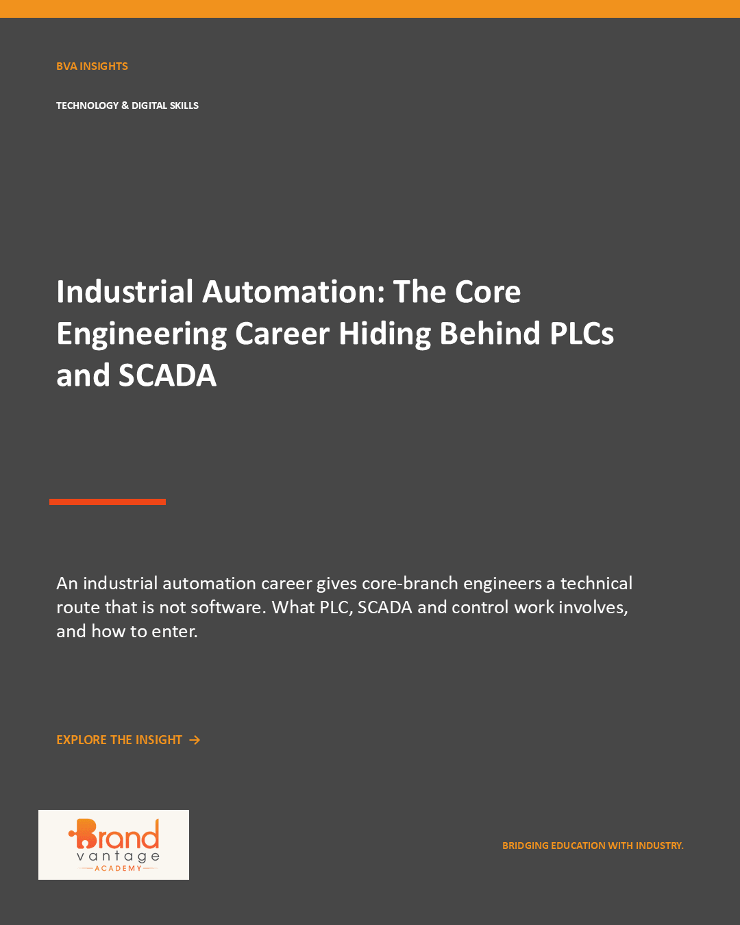 Industrial Automation: The Core Engineering Career Hiding Behind PLCs and SCADA