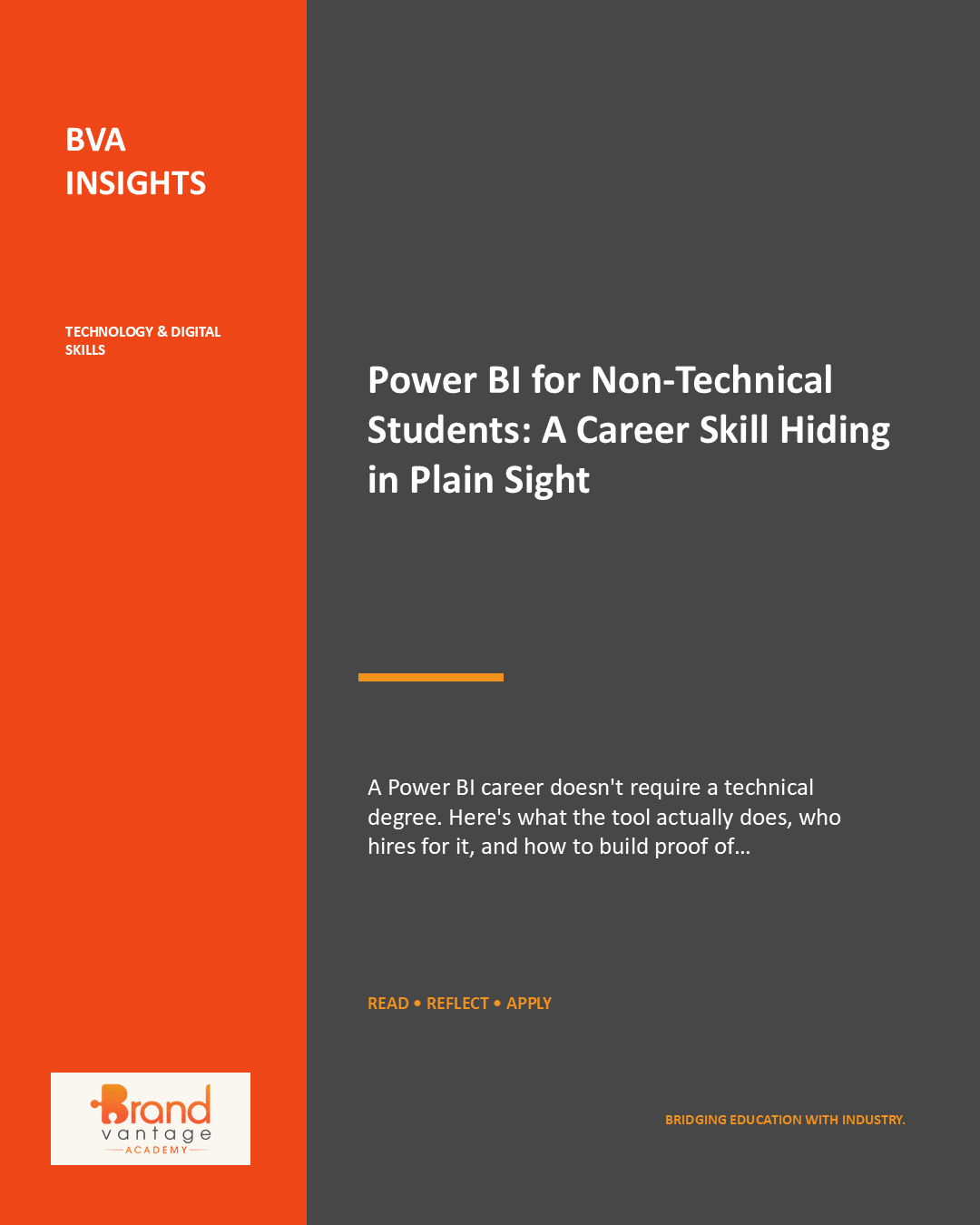 Power BI for Non-Technical Students: A Career Skill Hiding in Plain Sight