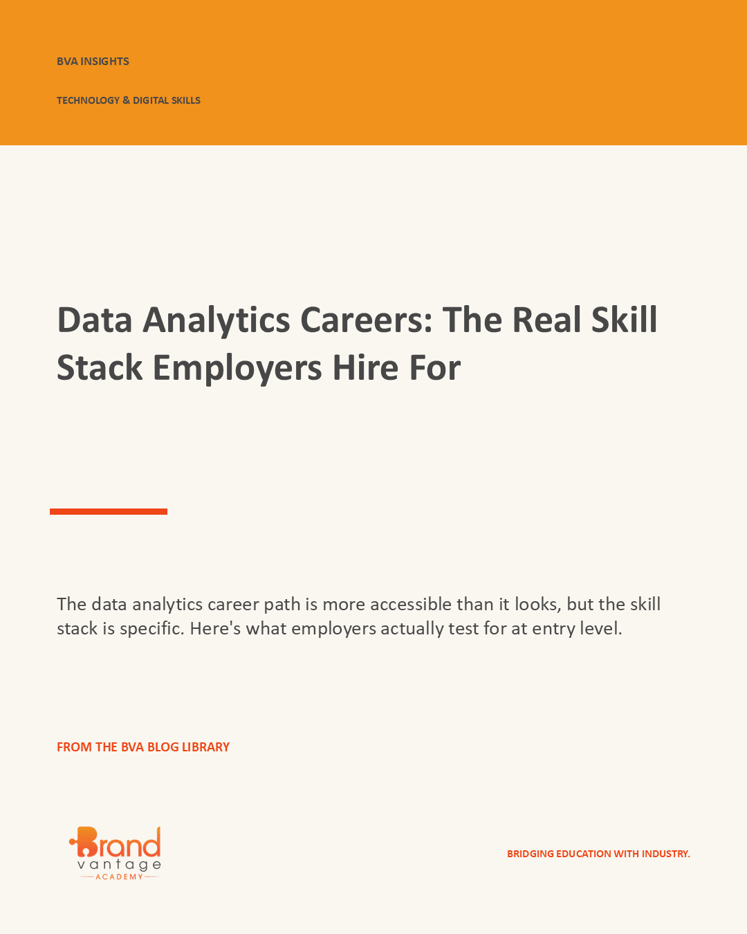 Data Analytics Careers: The Real Skill Stack Employers Hire For