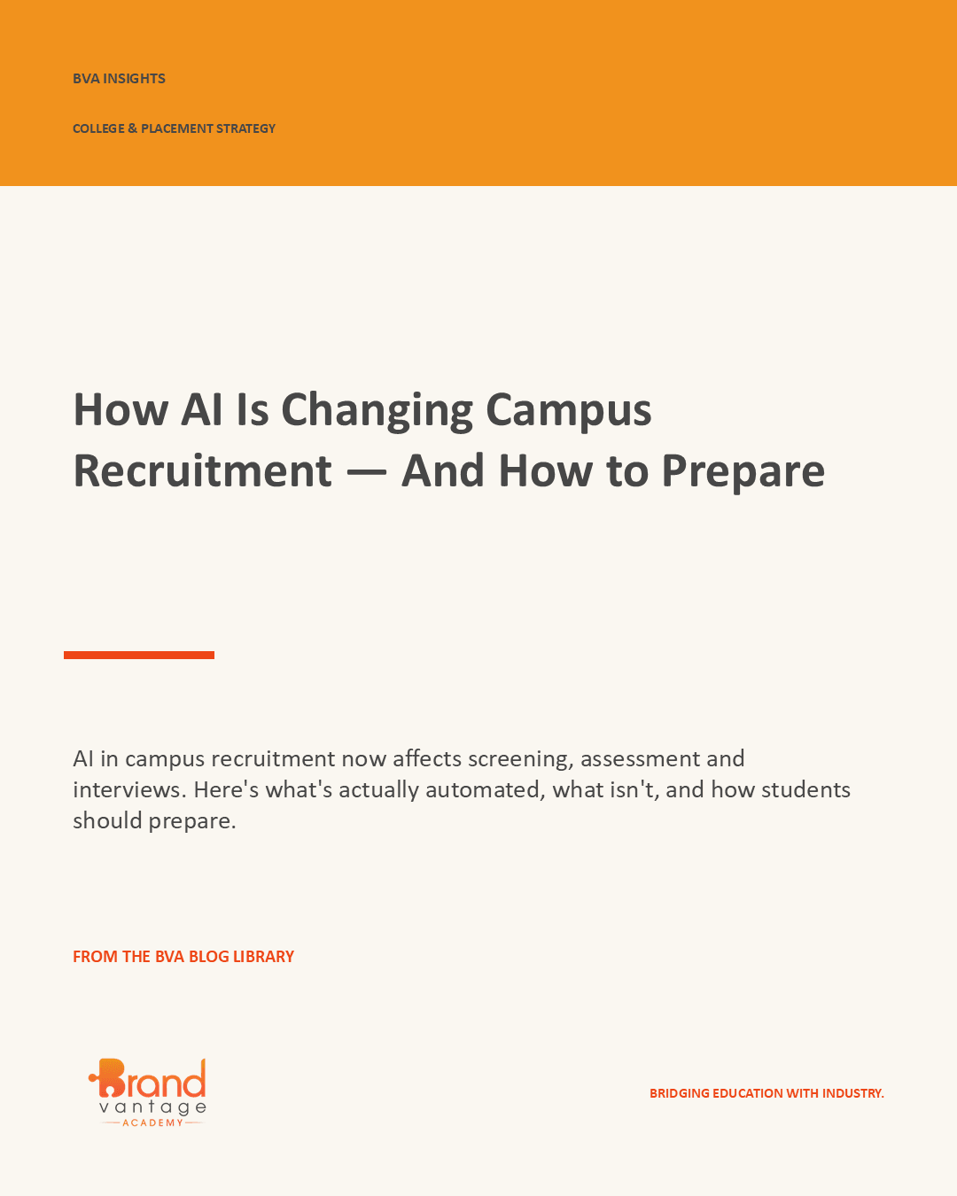 How AI Is Changing Campus Recruitment — And How to Prepare