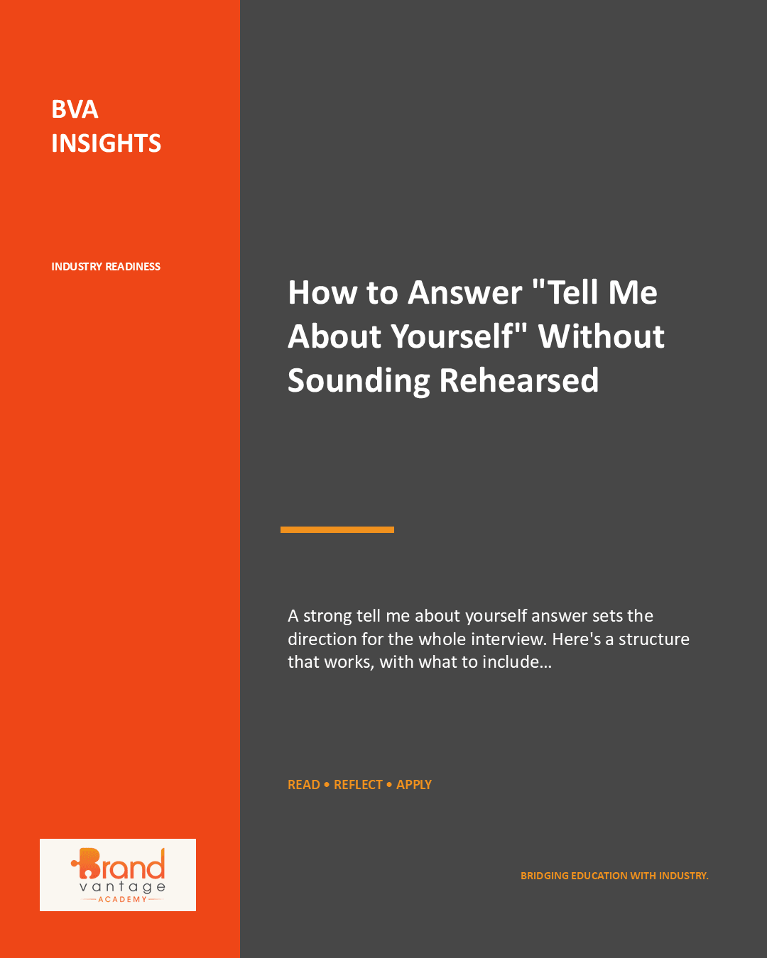 How to Answer “Tell Me About Yourself” Without Sounding Rehearsed