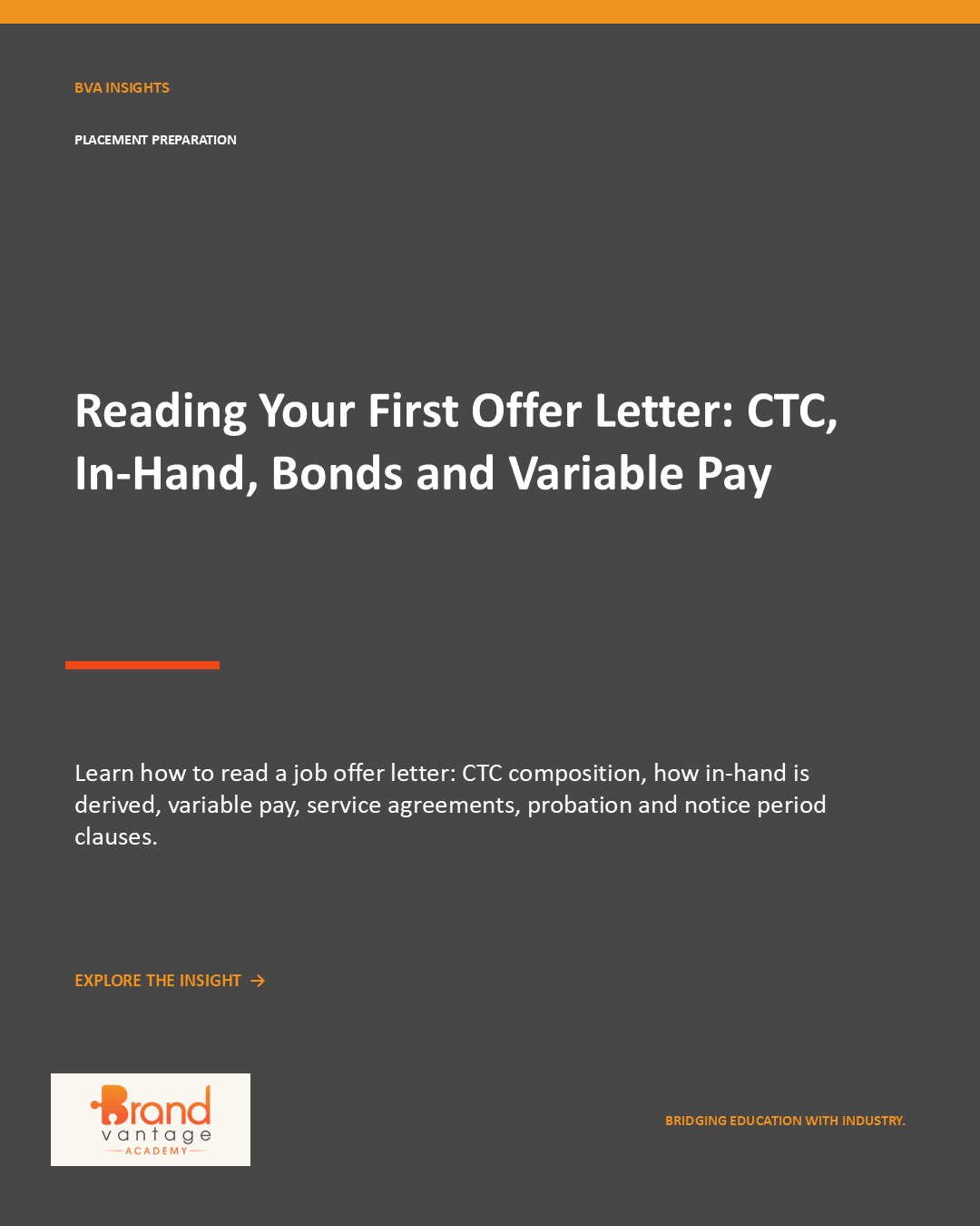 Reading Your First Offer Letter: CTC, In-Hand, Bonds and Variable Pay