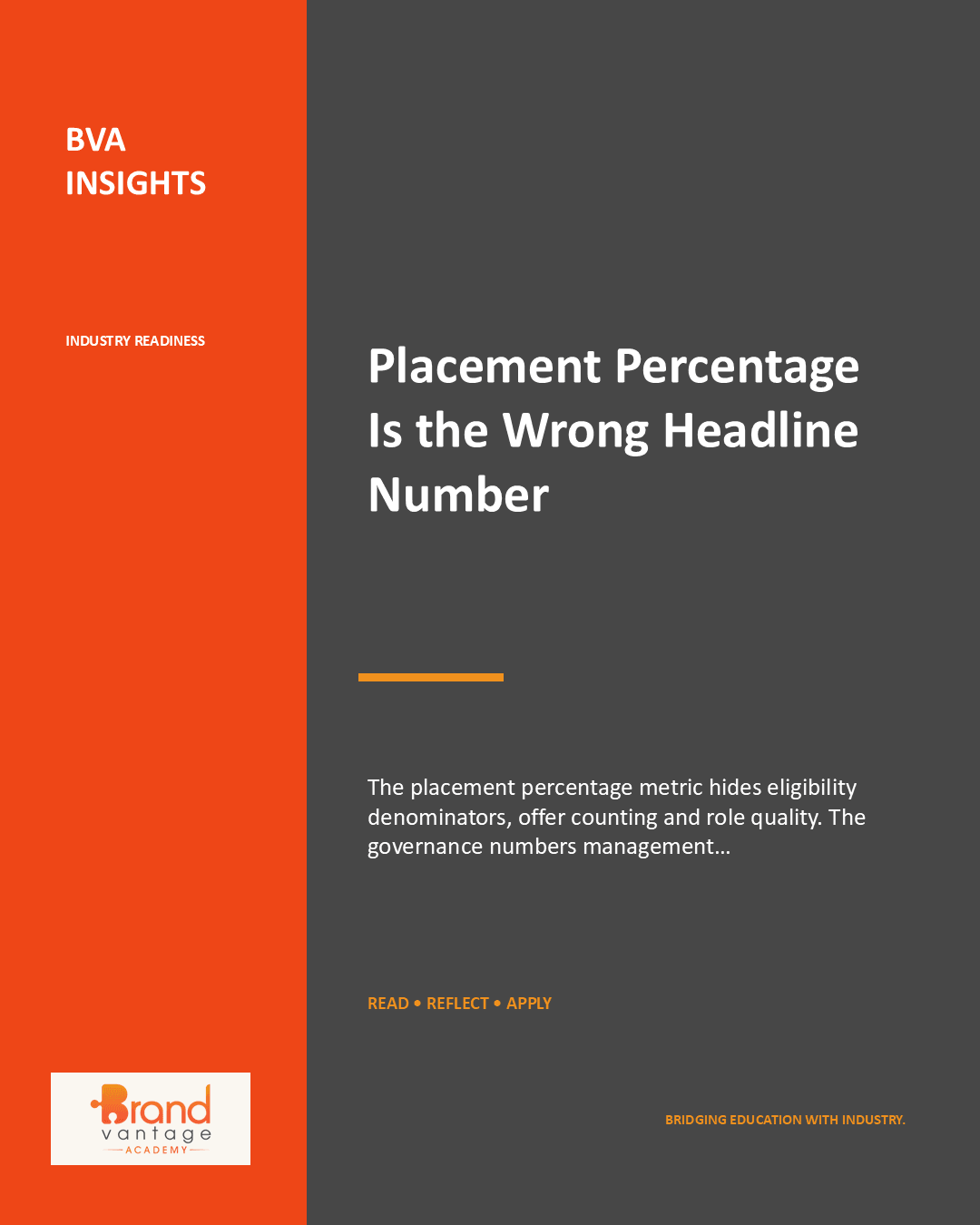 Placement Percentage Is the Wrong Headline Number