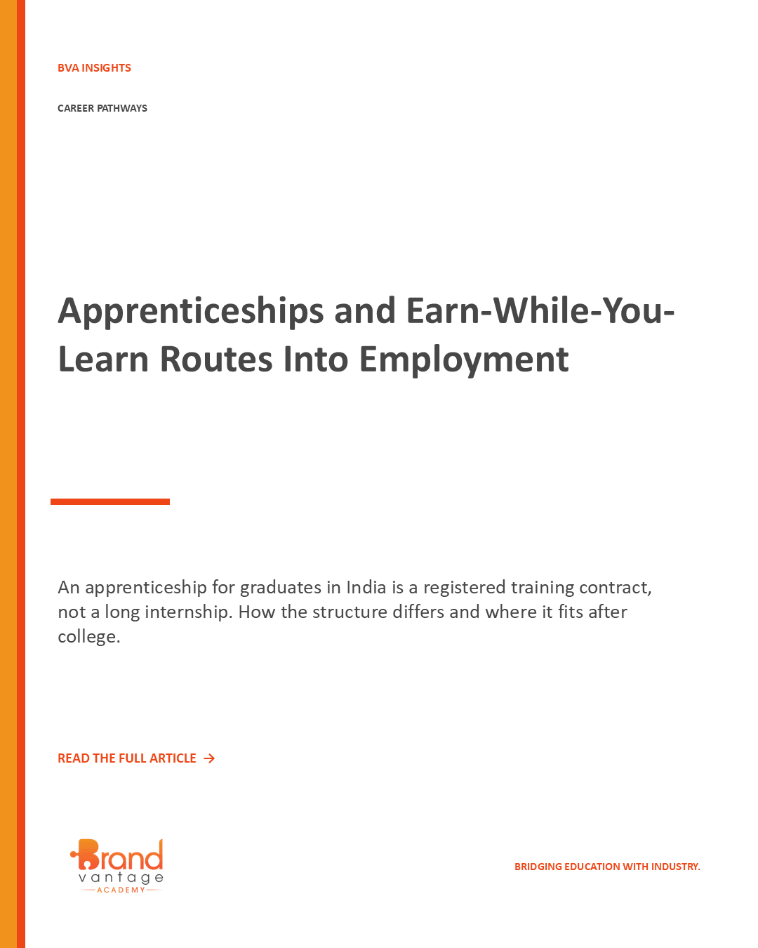 Apprenticeships and Earn-While-You-Learn Routes Into Employment